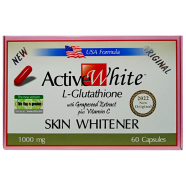 Active White L-Glutathione Skin Whitener 1000mg - 60 Capsule