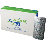 Adam 33 Plus 5mg Tablet 10's Strip