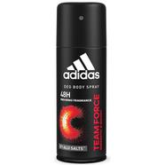 Adidas Team Force Energetic and Woody Deo Body Spray 150 ml (UAE) - 139701821