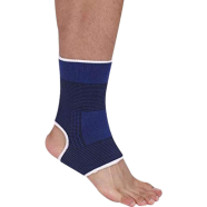 Adjustable Ankle Support Brace Cap Wrap Pad for Men and Women for Pain Relief - 1 Pcs (Any Colour)