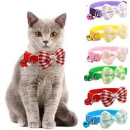 Adjustable Cat Collar Colorful Kitten Premium Bow Collar