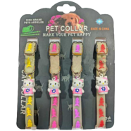 Adjustable Glowing Radium Cat Collar With Doll Shape Bell icon