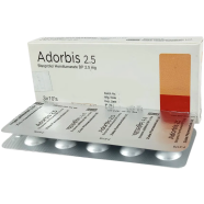 Adorbis 2.5 mg Tablet 10'S Strip icon