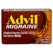 Advil Migraine 200mg Liquid Filled - 20 Capsules