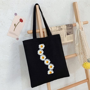 Aesthetic Canvas Tote Bag For Women With Zipper BF 213 Non Brand Rokomari