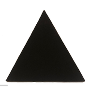 Ahbab Triangle Canvas 12 inch Black