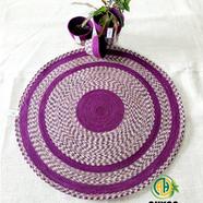 Ahyan Handicraft Colorful Printed Jute Floor Mat/Rug - 7 feet