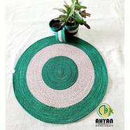 Ahyan Handicraft Colorful Printed Jute Floor Mat/Rug - 5 feet