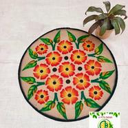 Ahyan Handicraft Colorful Printed Jute Floor Mat/Rug - 8 feet