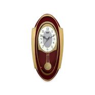 Ajanta Wall Clock – Classic Musical Pendulum Quartz Wall Clock 1627 – Red