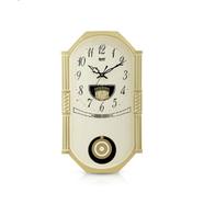 Ajanta Wall Clock – Classic Musical Pendulum Quartz Wall Clock 427 – Ivory