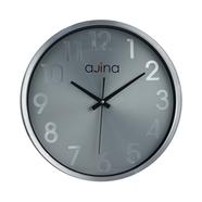 Ajina Deluxe Wall Clock Round W/O Digit - Silver - 939954