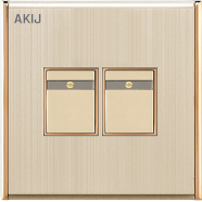 Akij Aura 2 Gang 2 Way Switch