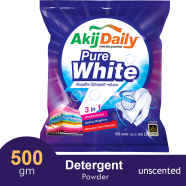 Akij Daily Pure White Detergent Powder - 500g