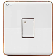 Akij Elegant 1 Gang 1 Way Switch image