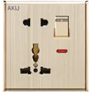 Akij Elegant Combination Socket With - 13A image