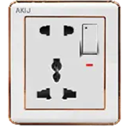 Akij Eligant Multi Socket With Switch - 13A