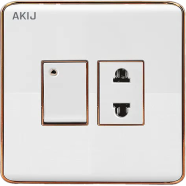 Akij Elite 2 Pin Socket with Switch image