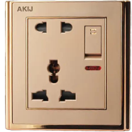 Akij Innova Multi Socket With Switch, 13A