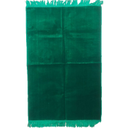 Al-Madina Plain Quality Turkey Janamaz Green Color- (One Color Janamaz )