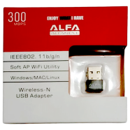 Alfa Mini USB Wireless Wifi Network Receiver Adapter - UW06 image