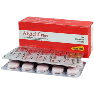 Algicid Plus 250 mg, 133.5 mg, 80 mg Chewable Tablet 10'S Strip