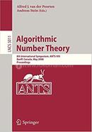 Algorithmic Number Theory - Lecture Notes in Computer Science-5011