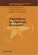 Algorithms in Algebraic Geometry