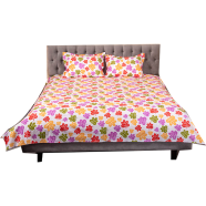 Allora Century Print Cotton King Bedsheet - PBS - 0006