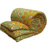 Allora Olive Green Print Comforter - COM - 0047