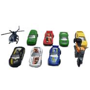 Pull Back Model Collectable Car Toy Set For Kids-Model 2 (metal_car_9pcs_th343)