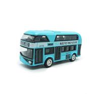 Mini Metal Bus (metal_bus_mini_b) - Blue 