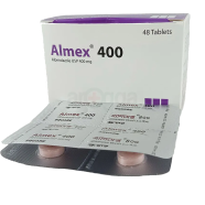 Almex400 mg Chewable 4s' Strip Tablet