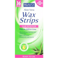 Aloe Vera Wax Strips Hair Remover - 36pcs