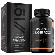 Alpha01 Organic Ginger Root 1100mg - 90 Capsules