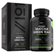 Alpha01 Organic Matcha Green Tea Extract 1360mg - 60 Capsules