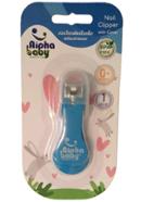 Alpha Baby Nail Clipper with Cover - Blue - AB-515001BC(WC)