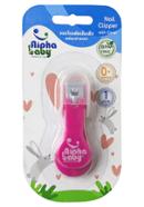 Alpha Baby Nail Clipper with Cover - Pink - AB-515001BC(WC)