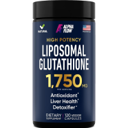 Alpha Flow Liposomal Glutathione 1750 mg 120 Veggie Capsules -482277161