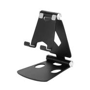 Aluminum Alloy Mobile Phone Holder Lazy Tablet Stand Creative Desktop Bracket Metal Support Multi-angle Data Line Hole For Phone