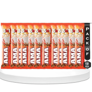 Ama 3 In 1 Authentic Brazilian Coffee Pouch Pack 12 Sticks 180 gm