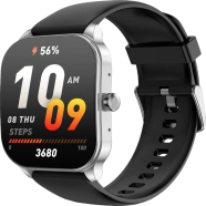 Amazfit Pop 3S Calling 1.96 Inch HD Amoled Smart Watch - Silver image