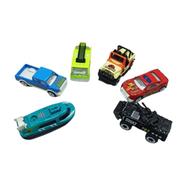 Police Die Cast Metal Car Toy Vehicle 6 Pcs (metal_car_police_6pcs_mixed) - Multicolor 