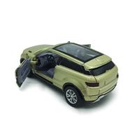 Range Rover Evoque Metal Car Toy 1 Pc (metal_car_s6pcs_rr_g) - Range Rover Evoque Green 