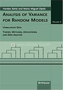 Analysis of Variance for Random Models - Volume-2