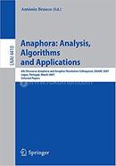 Anaphora: Analysis, Algorithms and Applications - Lecture Notes in Computer Science : 4410