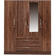 Andormahal Classic (made of Melamine Laminated Board) 4 part Large Almirah - A-11z