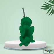 Angel Fragrance Candle - Green Colour image