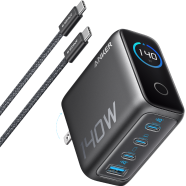 Anker 140W Laptop Charger 4-Port PD 3.1 With Touch Control USB-C Cable (B2697) image