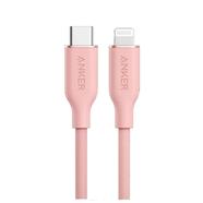 Anker A8662051 PowerLine Soft USB-C to Lightning Cable 3ft-Pink